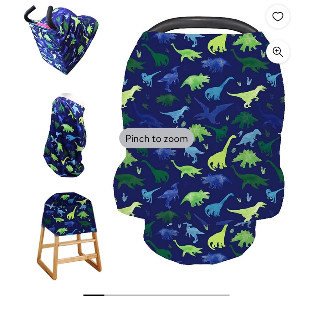 Tabofar Car seat cover Dinosaur pattern
